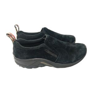 Merrell Jungle Moc Slip-On Shoes Women's Size 11 W Black Suede J60826 Retail $99